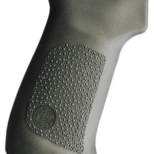Hogue 74031   Pistol Grip w/o Finger Grooves OD Green Overmolded Rubber Fits AK-47/AK-74
