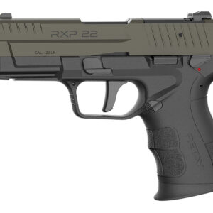 Retay USA RXP22BLKODSL10TH RXP 22 LR 10+1 4" Threaded Barrel, OD Green Cerakote Optic Ready/Serrated Slide, Black Cerakote Polymer Frame w/Accessory Rail, RMR/RMSc Footprint