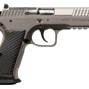 Sarsilmaz SAR7/24SPT 7/24  9mm Luger 17+1 4.40" Stainless Barrel, Matte Stainless Steel Optic Cut/Serrated Slide, Matte Stainless Steel Frame w/Beavertail & Picatinny Rail, Black Polymer Grip