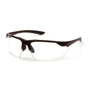 Pyramex Drone 2.0 Shooting Glasses Black with Clear Lens Anti Fog