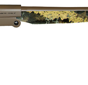 Charles Daly 930338 101  Compact 20 Gauge Break Open 3" 1rd 26" Flat Dark Earth Cerakote Steel Barrel & Receiver, Fixed TrueTimber Prairie Synthetic Stock, Beretta/Benelli Mobil Choke System