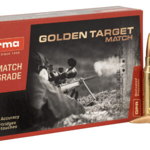 Norma Ammunition 20160392 Dedicated Precision Golden Target Match 6mmCreedmoor 107gr Hollow Point Boat Tail 20 Per Box/10 Case