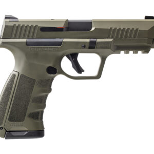 Dickinson LLC RA9G RA9 9mm Luger 17+1 4.25" Black Steel Barrel, OD Green Cerakote Serrated Aluminum Slide, OD Green Polymer Frame w/Accessory Rail