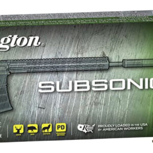 Remington Ammunition 28430 300Blackout 220gr Open Tip Flat Base 20 Per Box/10 Case