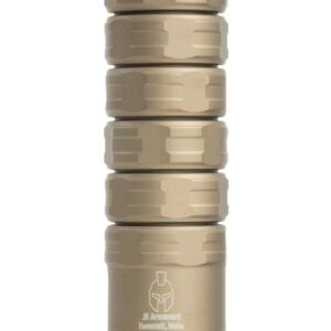 Jk Armament JK155RPX9KFDE RPX 155 9mm 1.55" Flat Dark Earth Aluminum/Titanium 1/2"x28