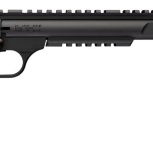 Browning 051613490 Buck Mark Hunter Varmint SR 22 LR 10+1 10.50" Matte Black Threaded Barrel, Matte Black Aluminum Frame w/Top & Lower Picatinny Rail, Rosewood Laminate w/Buckmark Grip