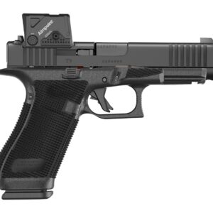 Glock P61750B01DC8A3 G17 Gen6 w/Aimpoint Full Size 9mm Luger 10+1 4.49" Black GMB Barrel, Black nDLC Steel Serrated w/Optic Slide, Black Polymer Frame w/Accessory Rail, Interchangeable Backstrap Grip,
