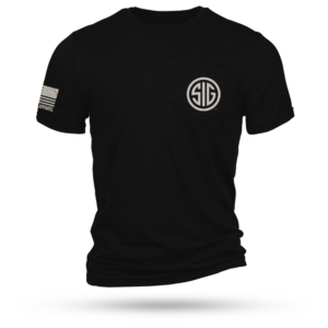 Nine Line Sig Sauer Logo Short Sleeve Shirt Black 2XL