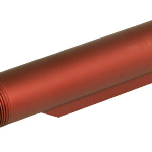 LBE Unlimited MBUF002RED Mil-Spec Buffer Tube 6 Position AR-15 Red