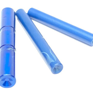 Cross Armory CRG5PSBL 3 Pin Set Dimpled Compatible w/Glock 17/19/26/34 Gen5 Blue Steel