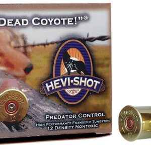 HEVI-Shot HS43035 Dead Coyote 12Gauge 3.50" 1 5/8oz TungstenT Shot 10 Per Box/10 Case