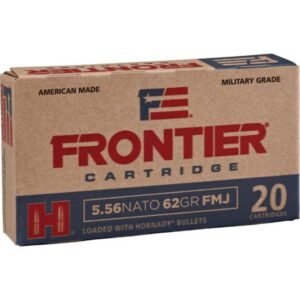 Hornady Frontier NATO Rifle Ammunition 5.56mm 62 gr FMJ 3060 fps 150/ct (Oriented)